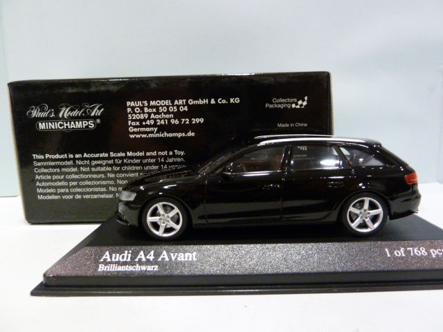 Audi A4 Avant Red Interior 1 43 400017010 Minichamps